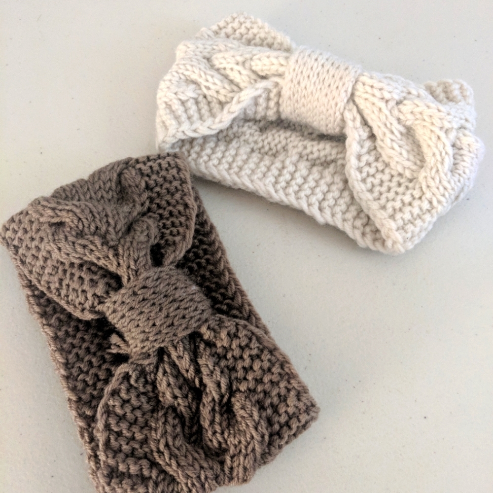 Women's Winter Warm Fashion Turbans Headbands Headwrap Chunky Cable Knitted